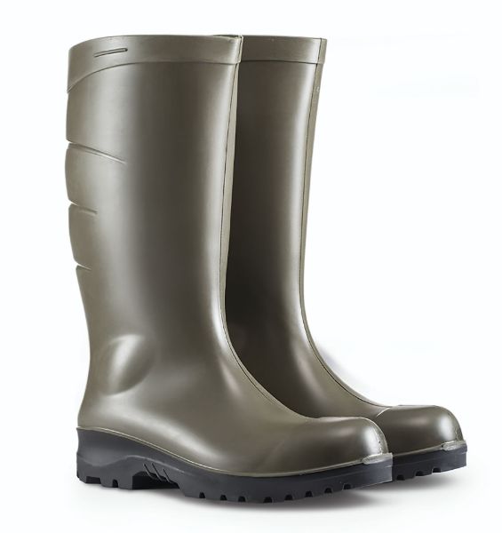 Picture of Wayne Polyurethane Non Safety Boots Olive green & Grey (Without STC) EN ISO and AS/NZS