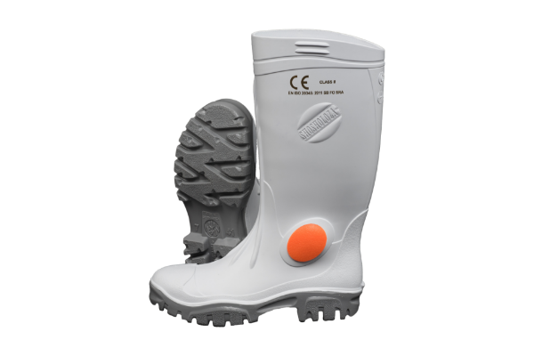 Picture of Neptun Shosholoza Steel Toe cap Gumboot White/Grey