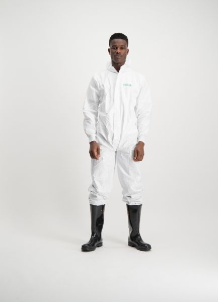 Picture of Disposable Non-Woven Coverall - White