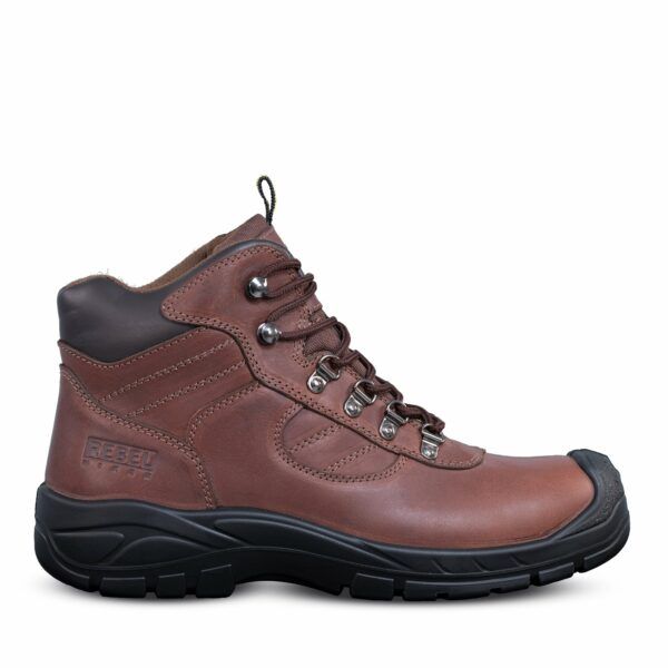 Picture of Rebel Hiker Hi Safety Boot Brown