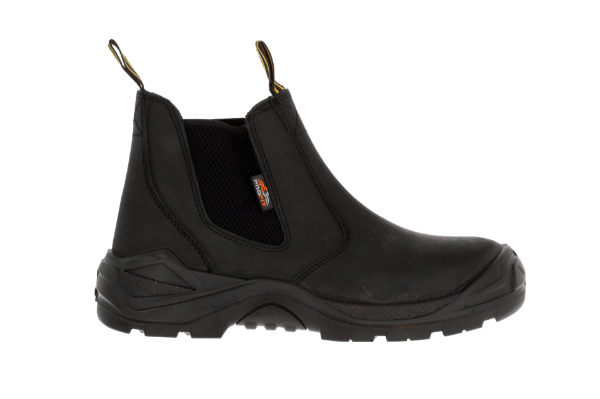 Picture of Profit Bagheera Black Chelsea Safety Boot S2 STC PU/PU SRC