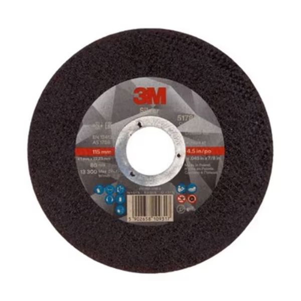 Picture of 3M Silver Cut-Off Wheel, T41, 115 mm x 1 mm x 22.2 mm