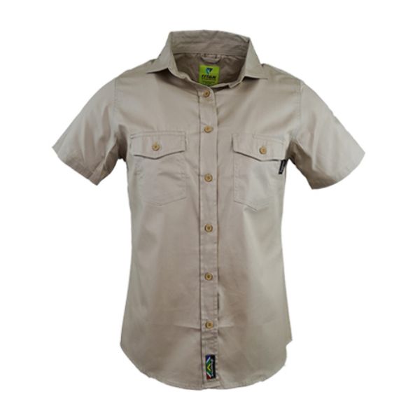 Picture of Homegrown Ladies Short Sleeve Work Shirts - 4 Colour Options 