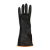 Picture of 20CM Black Latex Rubber Gloves - Smooth
