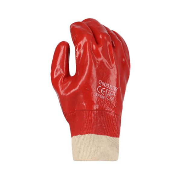 Picture of Red PVC Dipped Gloves KW – Rough