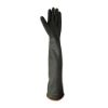 Picture of 40CM Black Latex Rubber Gloves – Rough