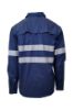 Picture of Titan Electric Blue & Charcoal 2 Tone Reflective Vented Shaft Shirt