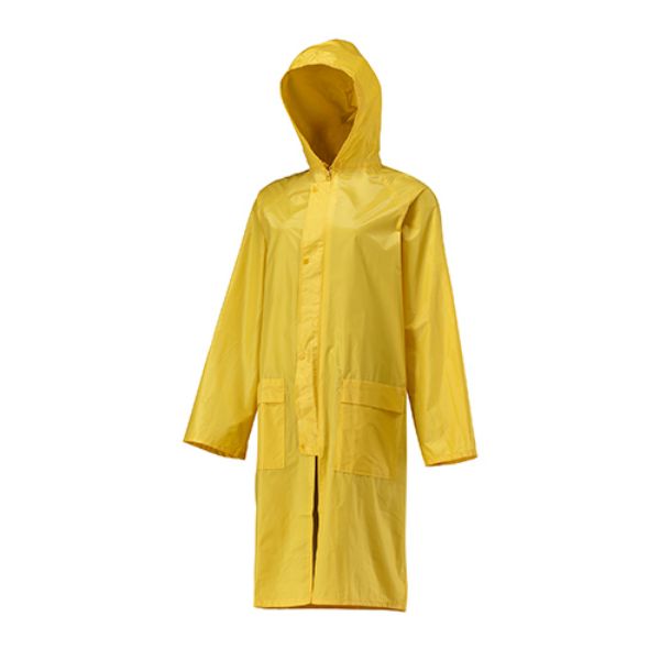 Picture of Unlined Raincoat - Yellow & Navy