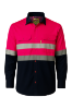Picture of TITAN Navy & Pink 2 Tone Reflective Vented Shaft Shirt