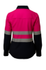 Picture of TITAN Navy & Pink 2 Tone Reflective Vented Shaft Shirt