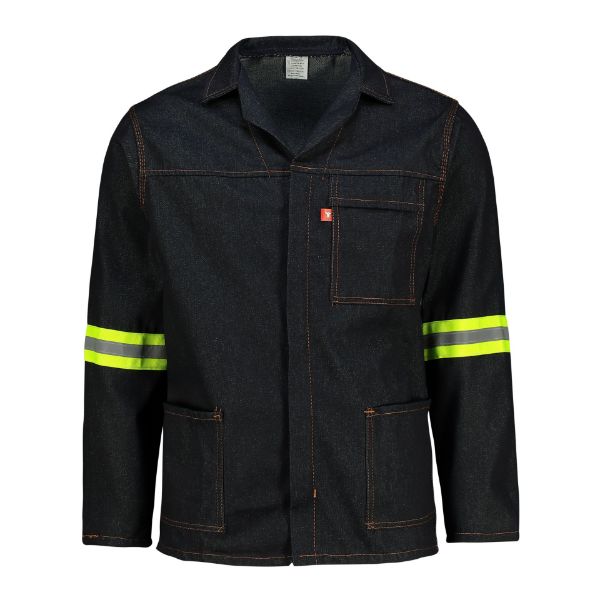Picture of  Denim  2pc Conti Suit  With R/Tape