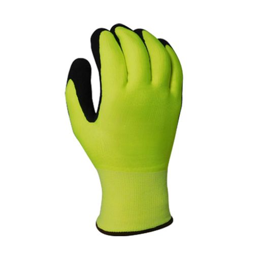 Picture of Polar Ice Pro Cold Store Gloves with Micro Foam Coating - High Viz Yellow
