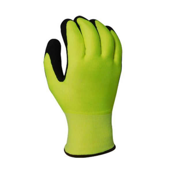 Picture of Polar Ice Pro Cold Store Gloves with Micro Foam Coating - High Viz Yellow