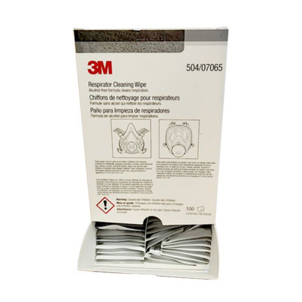 Picture of 3M Respirator cleaning Wipes