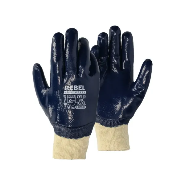 Picture of Rebel Nitrile Heavy Duty Gloves - Blue