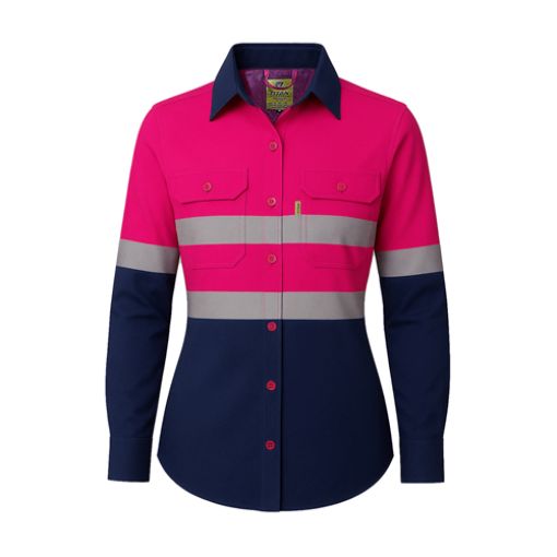 Picture of Titan Ladies Hi-Viz Vented Shaft Shirt
