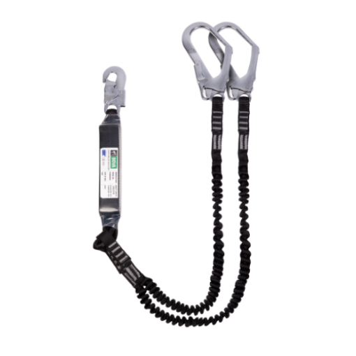 Picture of Bova Elasticated Double Leg Lanyard with Scaff Hooks